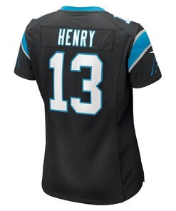 Ra'Shaun Henry Carolina Panthers Women's Player Game Jersey - Black