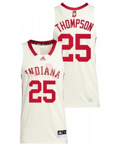 Race Thompson 25 Cream Indiana Hoosiers 2022 Basketball Honoring Black Excellence Jersey
