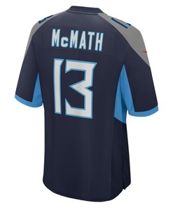 Racey McMath Tennessee Titans Game Player Jersey - Navy