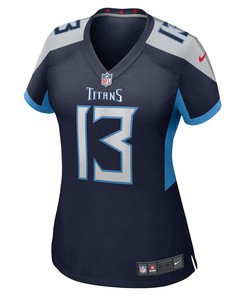 Racey McMath Tennessee Titans Women's Game Player Jersey - Navy