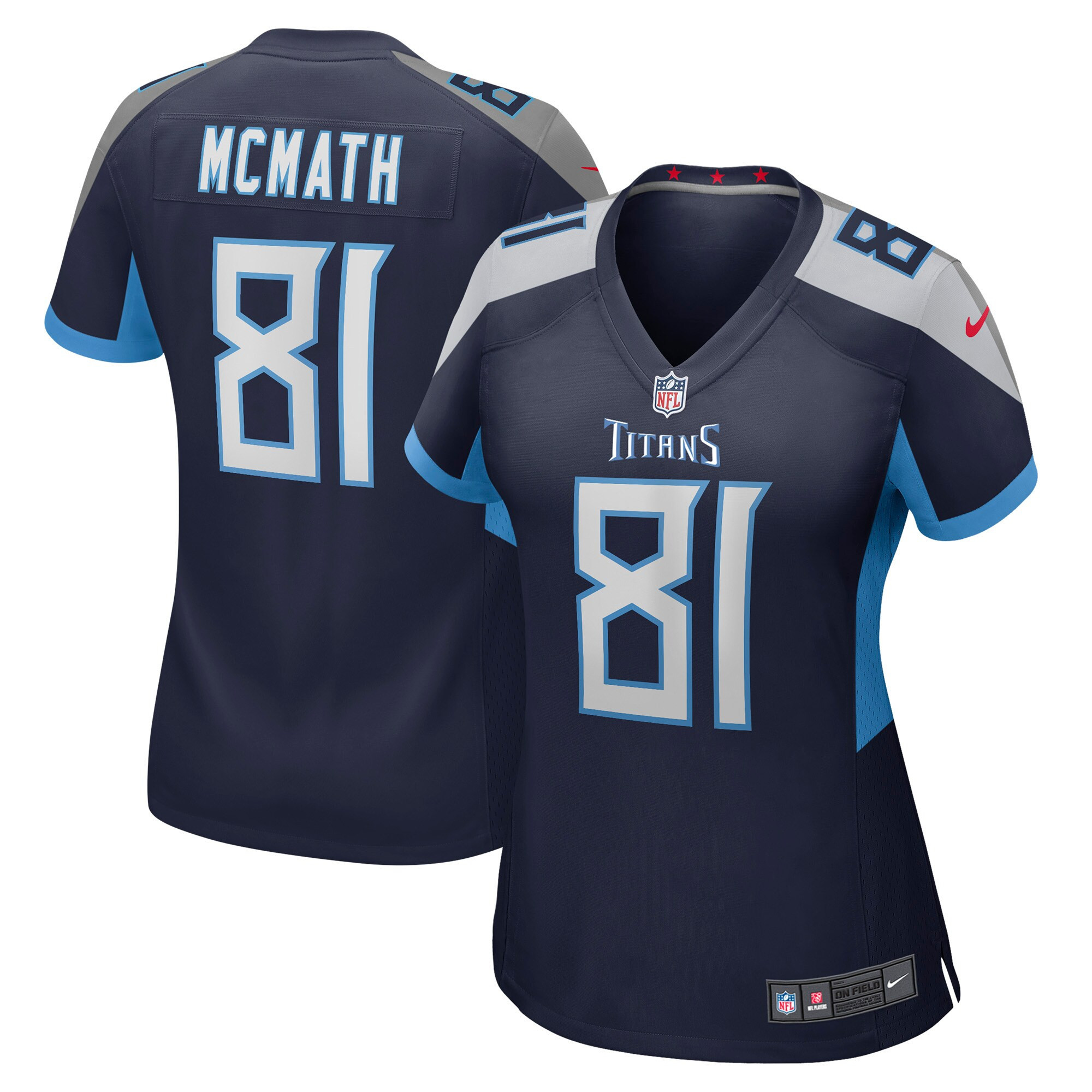 Racey Mcmath Tennessee Titans Womens Game Jersey - Navy Nfl