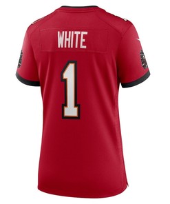Rachaad White 1 Tampa Bay Buccaneers Women's Game Player Jersey - Red