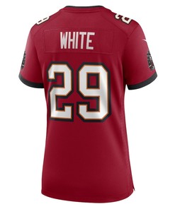 Rachaad White Tampa Bay Buccaneers Women's Game Player Jersey - Red