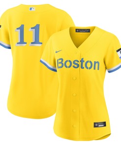 Rafael Devers Boston Red Sox Womens 2021 City Connect Replica Player Jersey - Gold Mlb