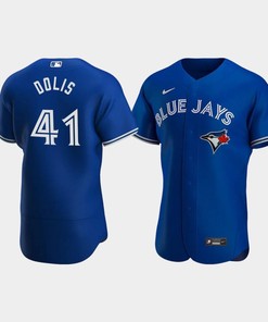 Rafael Dolis 41 Toronto Blue Jays Royal Alternate Jersey