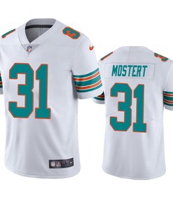 Raheem Mostert 31 Miami Dolphins White Vapor Limited Jersey