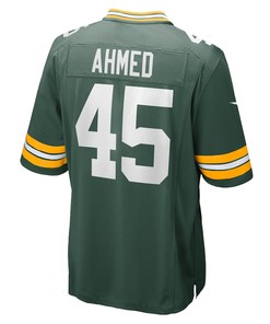 Ramiz Ahmed Green Bay Packers Game Player Jersey - Green