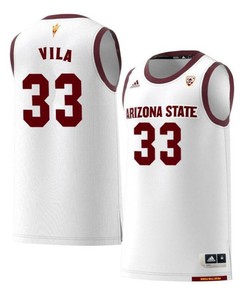 Ramon Vila 33 Arizona State Sun Devils Retro Basketball Men Jersey - White