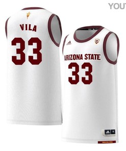 Ramon Vila 33 Arizona State Sun Devils Retro Basketball Youth Jersey - White