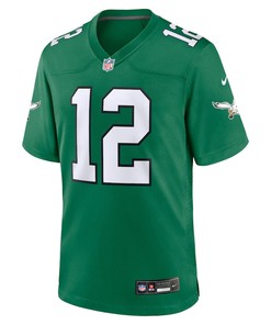 Randall Cunningham 12 Philadelphia Eagles Alternate Retired Game Men Jersey - Kelly Green