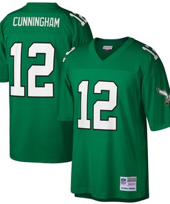 Randall Cunningham Philadelphia Eagles Mitchell & Ness Big & Tall 1990 Retired Player Replica Jersey - Kelly Green Nfl