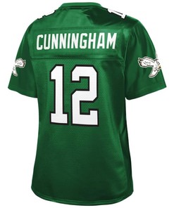 Randall Cunningham Philadelphia Eagles Nfl Pro Line Womens Retired Player Jersey - Kelly Green