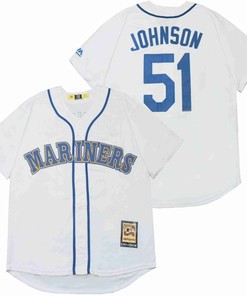 Randy Johnson #51 Seattle Marines 2020 Mlb White Jersey