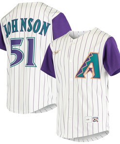 Randy Johnson Arizona Diamondbacks Alternate Cooperstown Collection Player Jersey - Cream Mlb