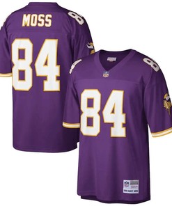 Randy Moss 84 Minnesota Vikings Mitchell & Ness Retired Player Legacy Jersey - Purple