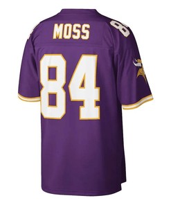 Randy Moss 84 Minnesota Vikings Mitchell & Ness Retired Player Legacy Jersey - Purple