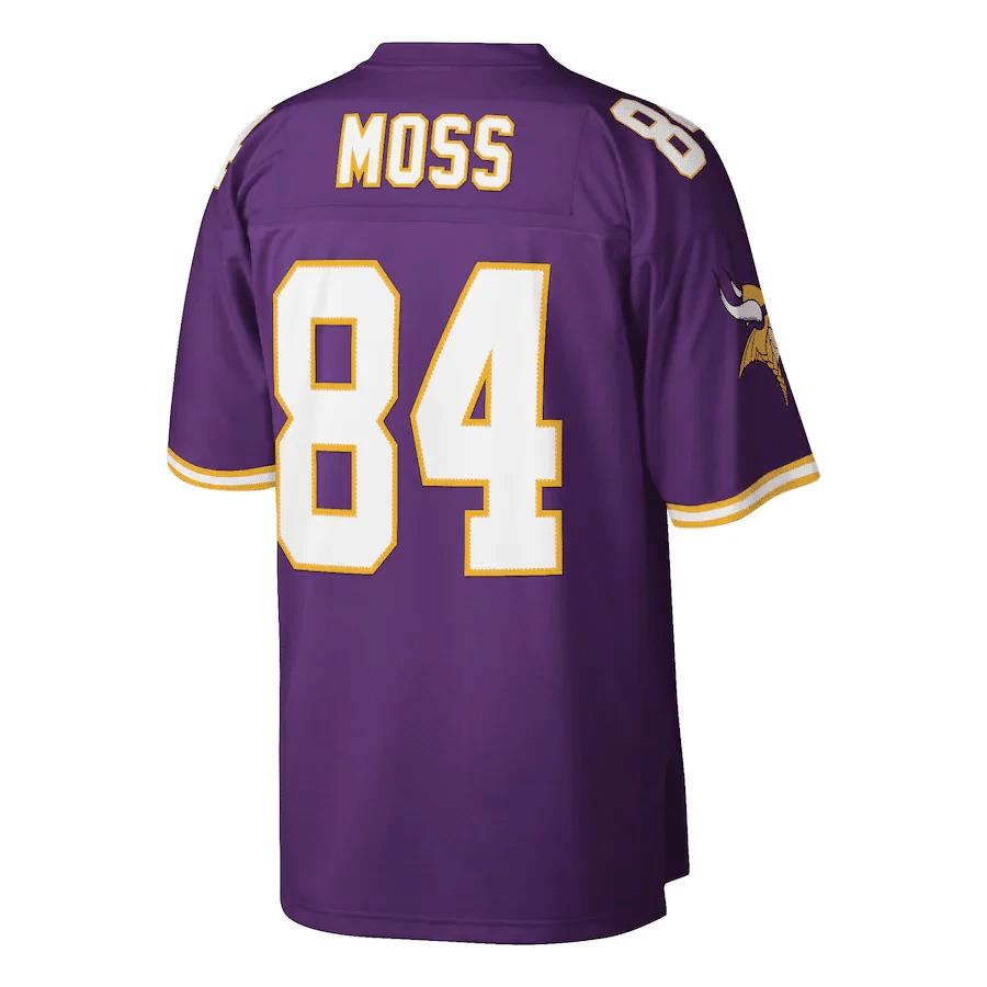 Randy Moss 84 Minnesota Vikings Mitchell & Ness Retired Player Legacy Jersey - Purple