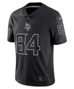 Randy Moss 84 Minnesota Vikings Retired Player RFLCTV Limited Jersey - Black
