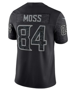 Randy Moss 84 Minnesota Vikings Retired Player RFLCTV Limited Jersey - Black