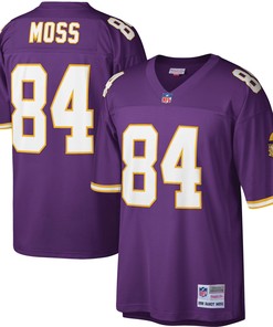 Randy Moss Minnesota Vikings Mitchell And Ness Legacy Replica Jersey Purple Nfl