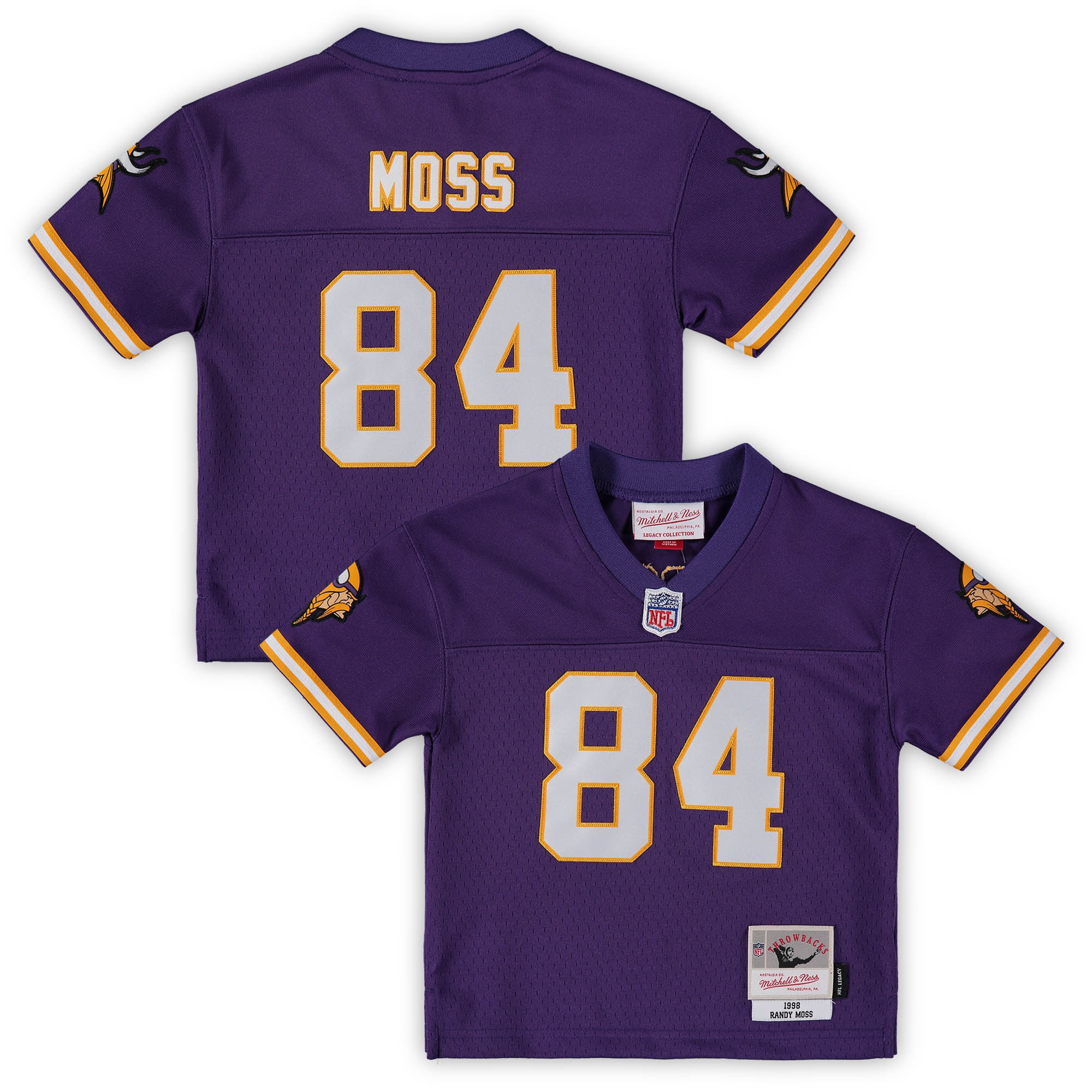 Randy Moss Minnesota Vikings Mitchell & Ness Toddler 1998 Retired Legacy Jersey - Purple Nfl