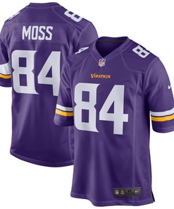 Randy Moss Minnesota Vikings Retired Player Game Jersey - Purple Nfl