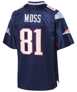 Randy Moss New England Patriots Nfl Pro Line Retired Player Jersey - Navy