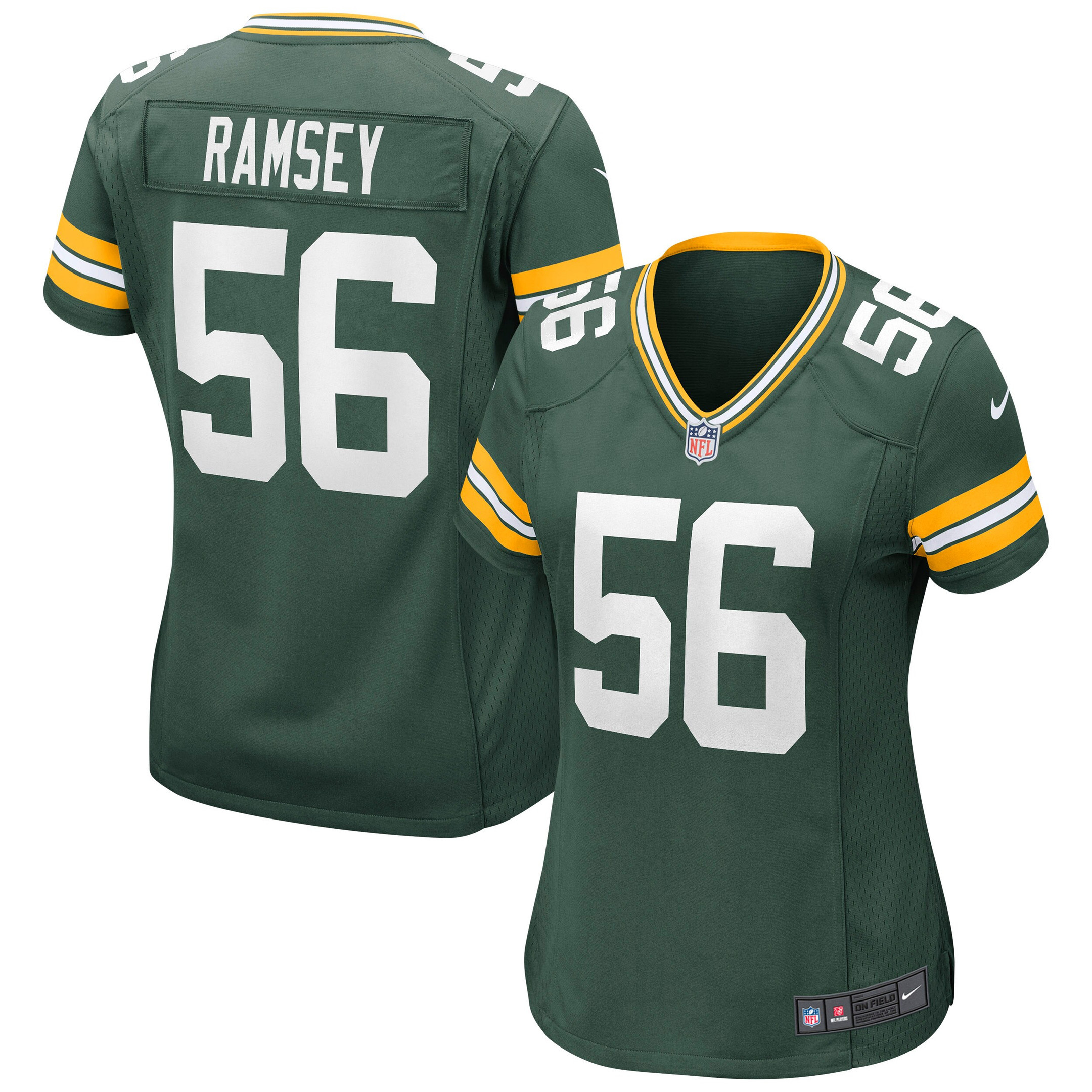 Randy Ramsey Green Bay Packers Womens Game Jersey - Green Nfl