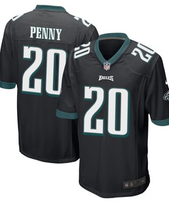 Rashaad Penny 20 Philadelphia Eagles Men Game Jersey - Black