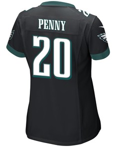 Rashaad Penny 20 Philadelphia Eagles Women Game Jersey - Black