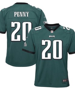 Rashaad Penny 20 Philadelphia Eagles Youth Game Jersey - Midnight Green