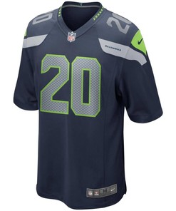 Rashaad Penny Seattle Seahawks 2018 Nfl Draft First Round Pick Game Jersey - Navy