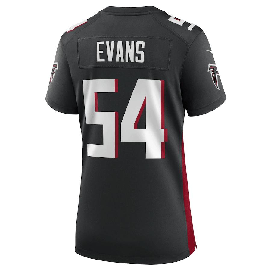Rashaan Evans Atlanta Falcons Women's Game Player Jersey - Black