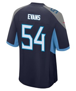 Rashaan Evans Tennessee Titans 2018 Nfl Draft First Round Pick Game Jersey - Navy