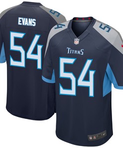 Rashaan Evans Tennessee Titans Game Player Jersey - Navy Nfl