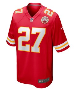 Rashad Fenton 27 Kansas City Chiefs Game Jersey - Red
