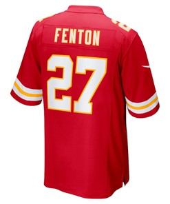 Rashad Fenton 27 Kansas City Chiefs Game Jersey - Red