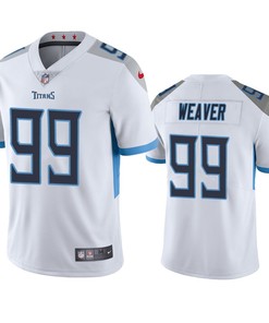 Rashad Weaver 99 Tennessee Titans White Vapor Limited Jersey