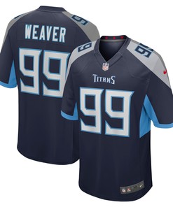 Rashad Weaver Tennessee Titans Game Jersey - Navy Nfl