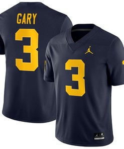 Rashan Gary Michigan Wolverines Jordan Brand Game Jersey - Navy Ncaa
