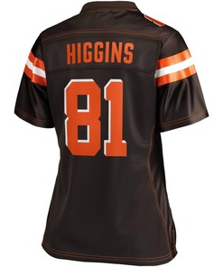 Rashard Higgins Cleveland Browns Nfl Pro Line Womens Player Jersey - Brown