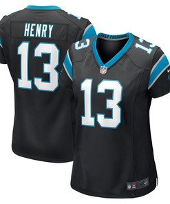 Rashaun Henry Carolina Panthers Womens Player Game Jersey - Black Nfl