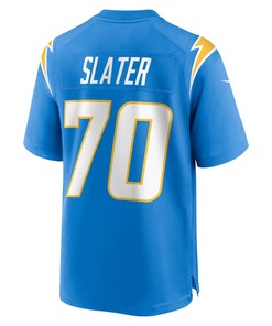 Rashawn Slater 70 Los Angeles Chargers Game Jersey - Powder Blue