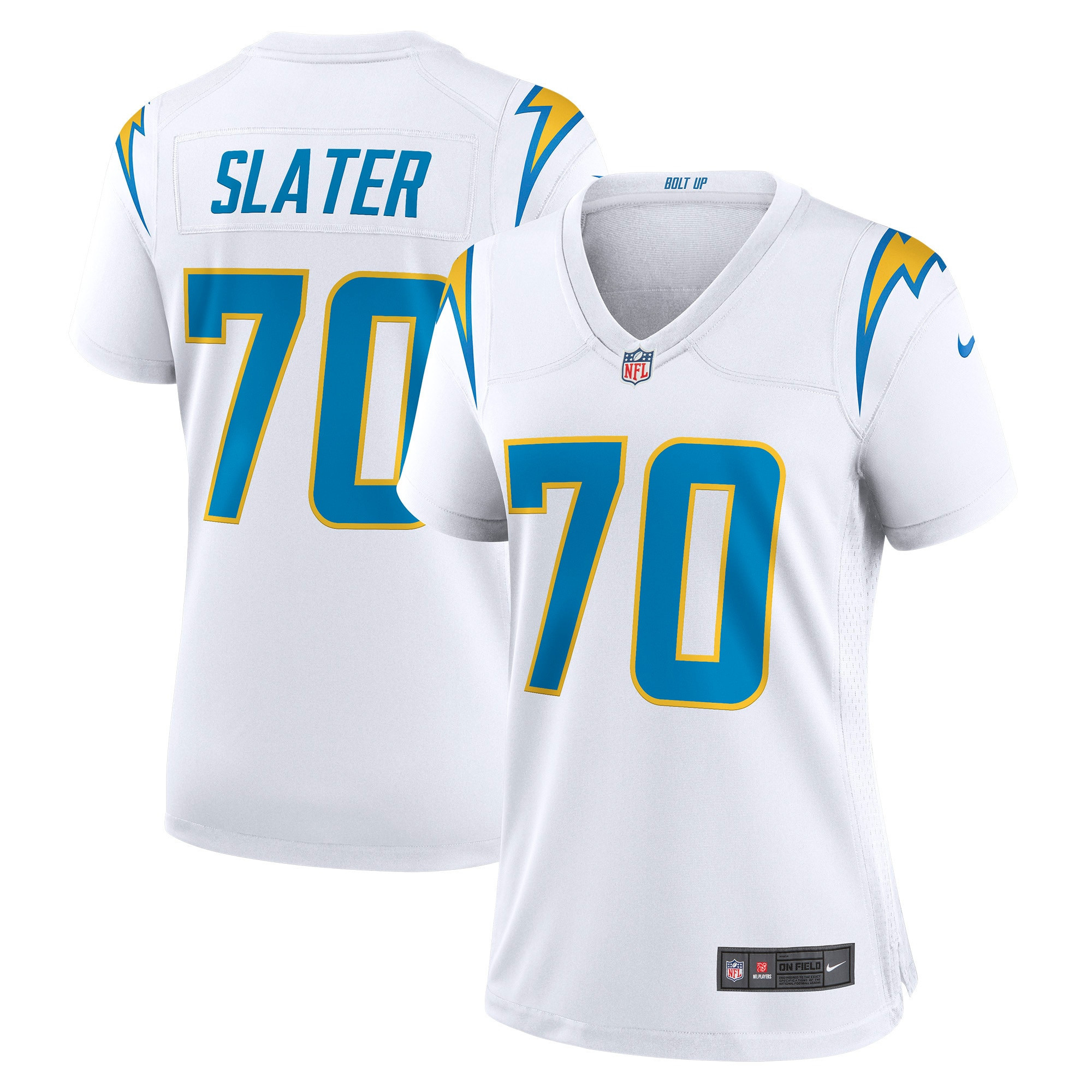 Rashawn Slater Los Angeles Chargers Womens Game Jersey White Nfl