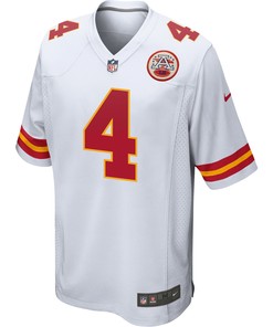 Rashee Rice 4 Kansas City Chiefs Game Jersey - Men, White