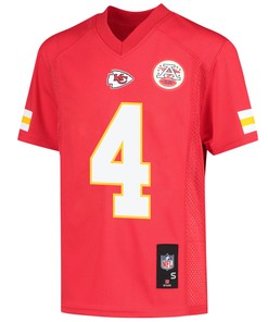 Rashee Rice 4 Kansas City Chiefs Game Jersey - Youth, Red