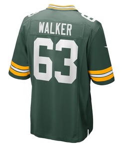 Rasheed Walker 63 Green Bay Packers Game Player Jersey - Green