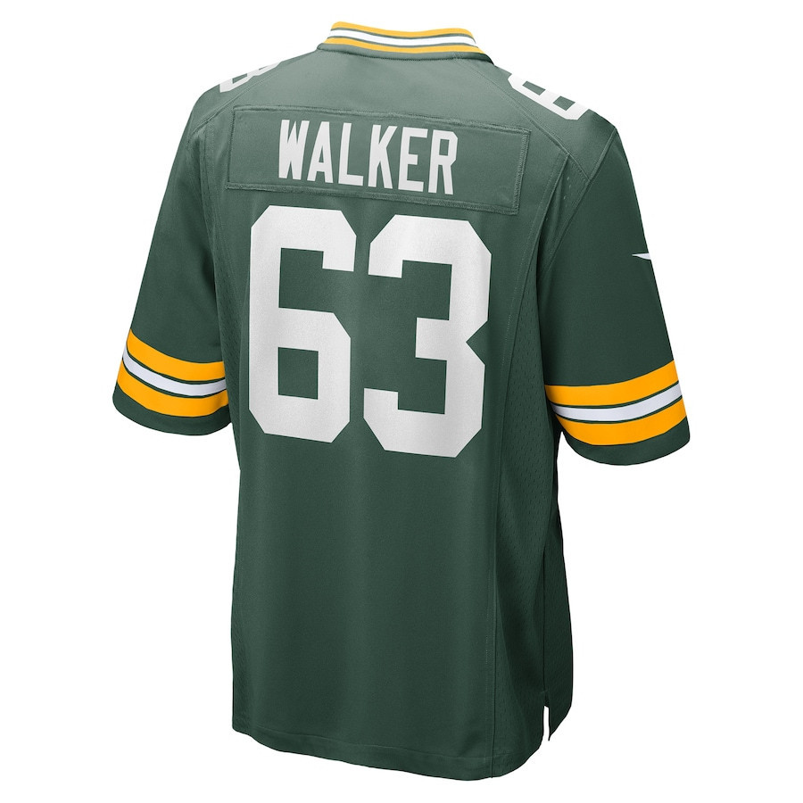 Rasheed Walker 63 Green Bay Packers Game Player Jersey - Green