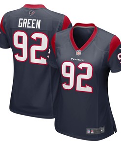 Rasheem Green Houston Texans Womens Game Player Jersey - Navy Nfl