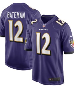 Rashod Bateman Baltimore Ravens Game Jersey - Purple Nfl